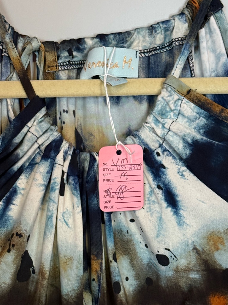 Veronica M M Cold Shoulder Tie-Dye Cold Tunic Dress — image 7 of 7